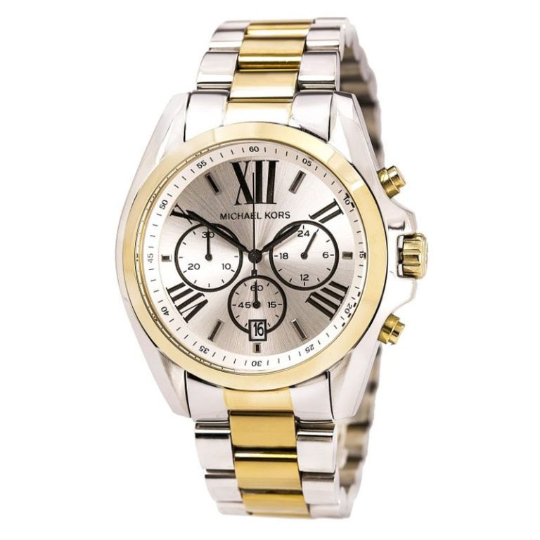 Michael Kors Women’s Quartz Two-tone Stainless Steel Silver Dial 39mm Watch MK5855 - twentyfour