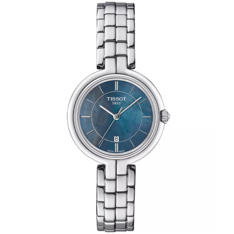 Tissot Women’s Quartz Swiss Made Silver Stainless Steel Black Mother Of Pearl Dial 30mm Watch T094.210.11.121.00 - twentyfour