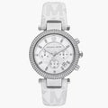 Michael Kors Women’s Quartz White Leather Strap White Dial 39 mm Watch MK7226 - twentyfour