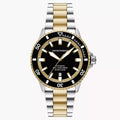 Emporio Armani Men’s Automatic Two-Tone Stainless Steel Black Dial 42mm Watch AR 60089 - twentyfour