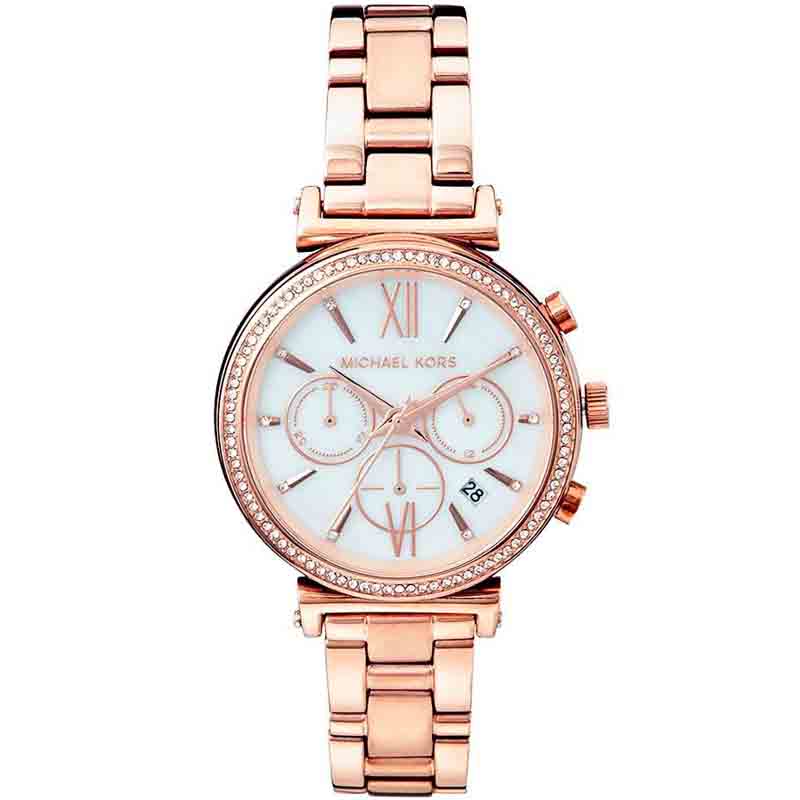 Michael Kors Women’s Quartz Stainless Steel Mother of Pearl Dial 39mm Watch MK6576 - twentyfour