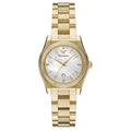 Emporio Armani Women’s Quartz Gold Stainless Steel Mother Of Pearl White Dial 32mm AR11657 - twentyfour