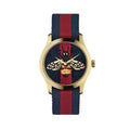Gucci Women’s Swiss Made Quartz Nylon Strap Multi Dial 38mm Watch YA1264061