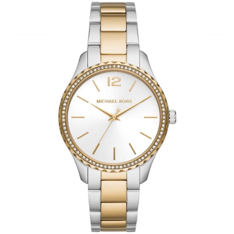 Michael Kors Women’s | Quartz Two Tone Stainless Steel Silver | Dial 38mm Watch MK 6899 - twentyfour