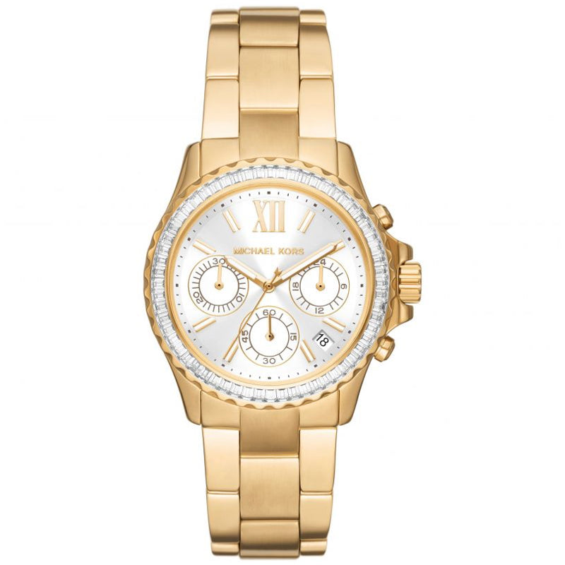 Michael Kors Women’s Quartz Gold Stainless Steel White Dial 36mm Watch MK7212 - twentyfour