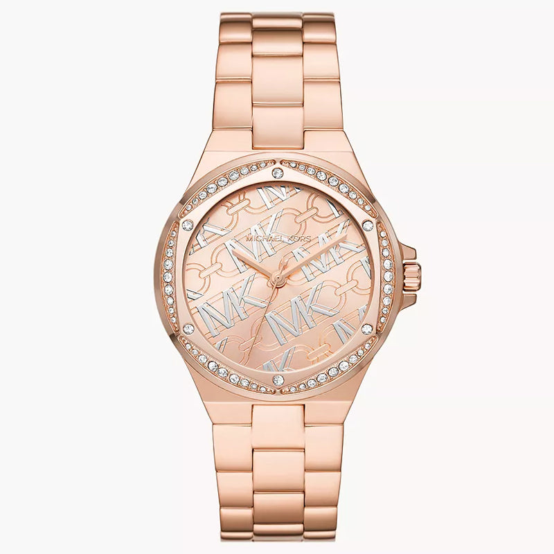 Michael Kors Women’s Quartz Rose Gold Stainless Steel Rose Gold Dial 37mm Watch MK7405 - twentyfour