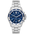 Michael Kors Women’s Quartz Silver Stainless Steel Blue Dial 42mm Watch MK7237 - twentyfour