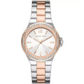 Michael Kors Women’s Quartz Two Tone Stainless Steel Silver Dial 37mm Watch MK6989 - twentyfour