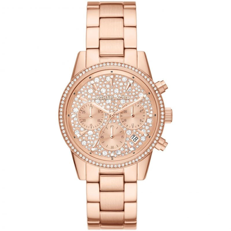 Michael Kors Women’s | Quartz Rose Gold Stainless Steel Rose Gold | Dial 37mm Watch MK 7302 - twentyfour