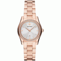 Emporio Armani Women’s Quartz Rose Gold Stainless Steel Silver Dial 32mm AR11558 - twentyfour