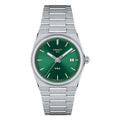 TISSOT PRX Unisex Quartz Swiss Made Silver Stainless Steel Green Dial 35mm Watch T137.210.11.081.00