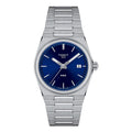 TISSOT PRX Unisex Quartz Swiss Made Silver Stainless Steel Blue Dial 35mm Watch T137.210.11.041.00