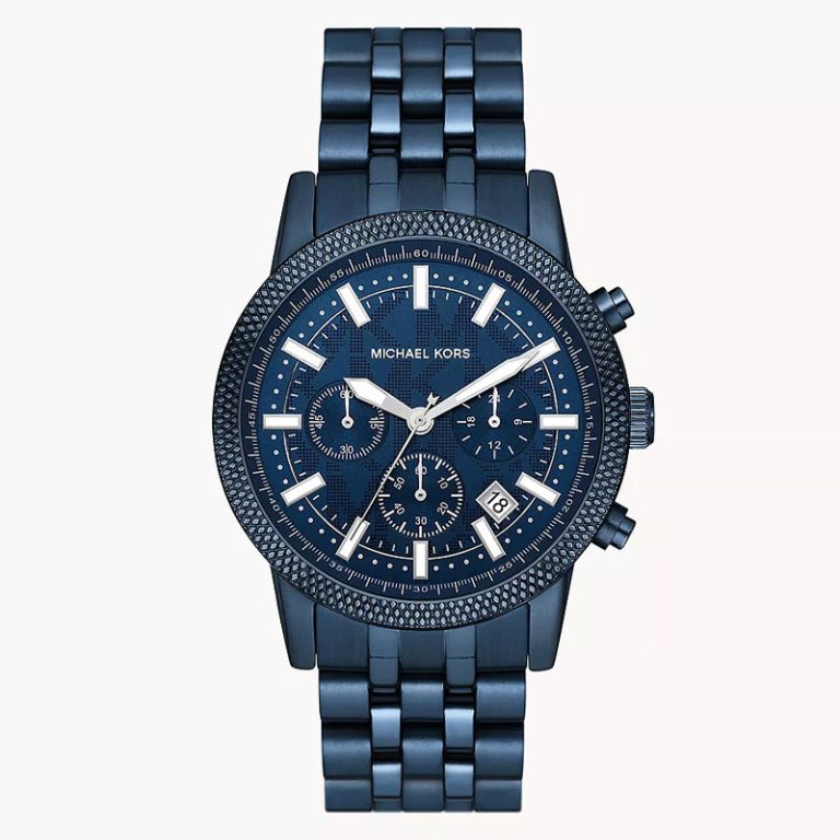 Michael Kors Men’s Quartz Blue Stainless Steel Blue Dial 43mm Watch MK9088 - twentyfour