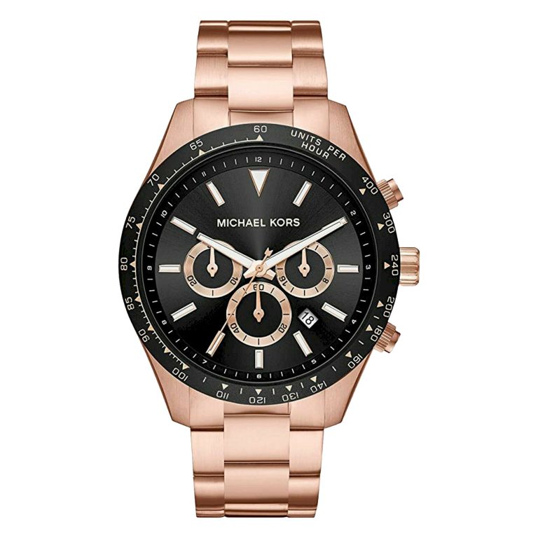 Michael Kors Men’s Quartz Stainless Steel Black Dial 45mm Watch MK8824 - twentyfour