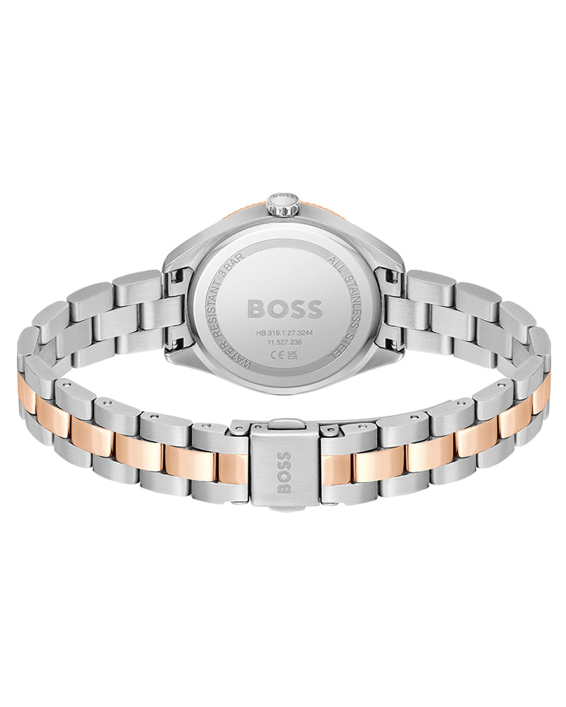 Hugo Boss Women’s Quartz Two-tone Stainless Steel Silver Dial 32mm 1502727 - twentyfour