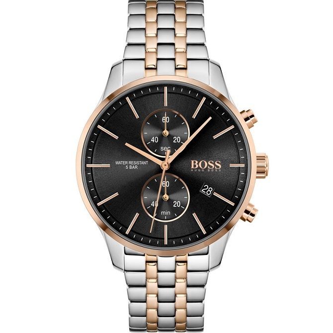 Hugo Boss Men’s Chronograph Stainless Steel Black Dial 42mm –1513840