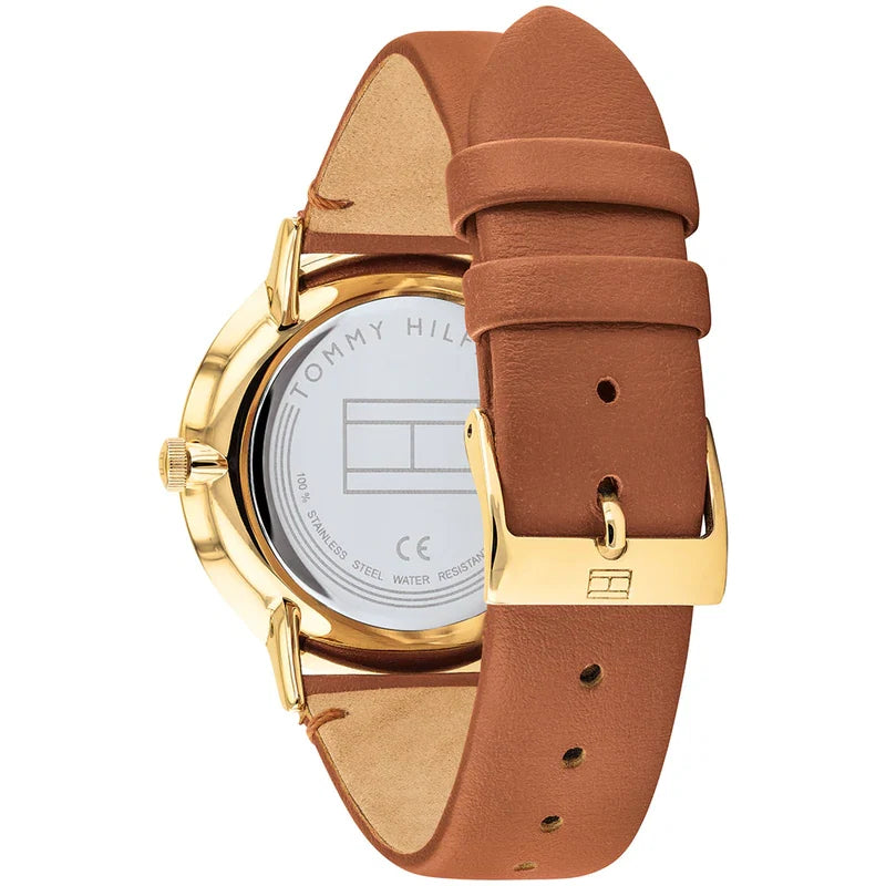 Tommy Hilfiger Women’s Quartz Leather Starp Silver Dial 38mm 1782073 - twentyfour