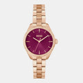 Hugo Boss Women’s Quartz Rose Gold Stainless Steel Sage Red Dial 32mm 1502728 - twentyfour