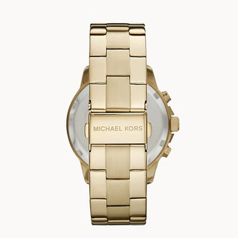 Michael Kors Men’s Quartz Gold Stainless Steel Gold Dial 42mm Watch MK5777 - twentyfour