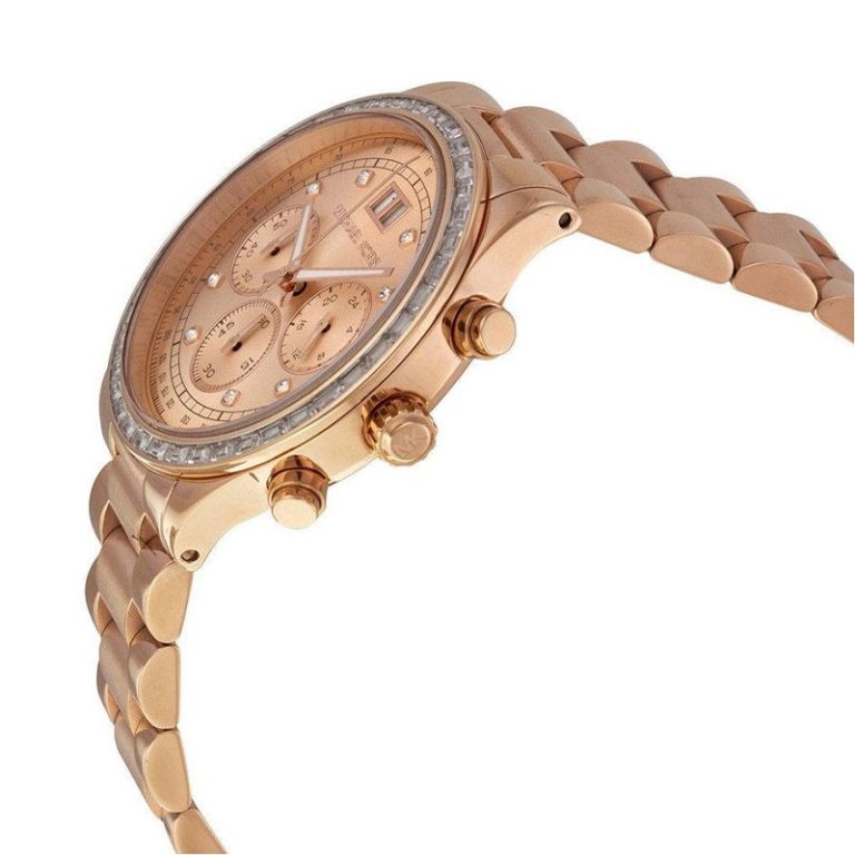 Michael Kors Women’s Quartz Rose Gold Stainless Steel Rose Gold Dial 40mm Watch MK6204 - twentyfour