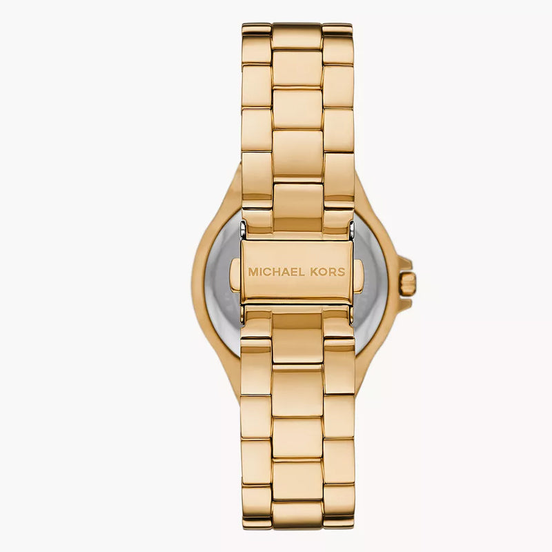 Michael Kors Women’s Quartz Gold Stainless Steel Black Dial 37mm Watch MK7404 - twentyfour