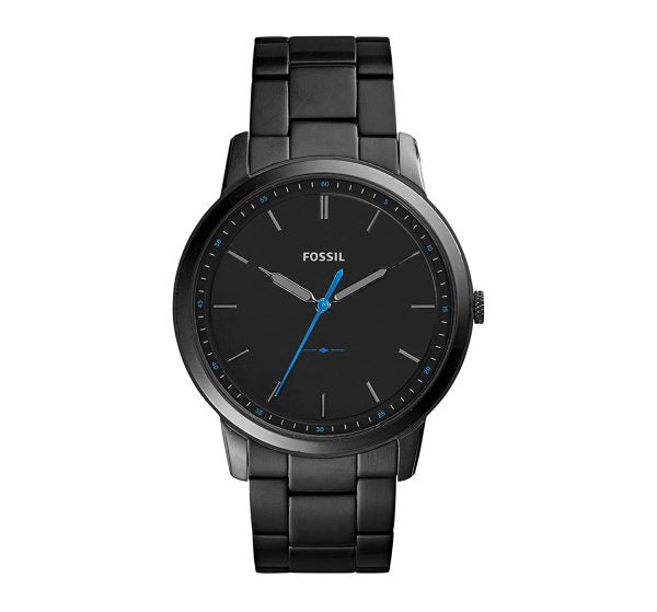 Fossil Men’s Quartz Black Stainless Steel Black Dial 44mm FS5308 - twentyfour