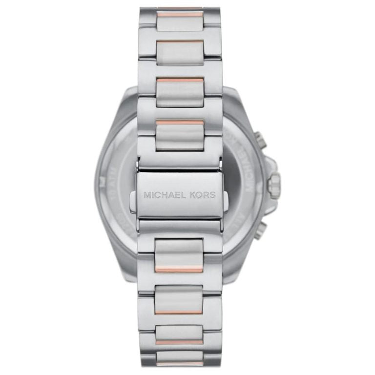 Michael Kors Men’s Quartz Two Tone Stainless Steel Blue Dial 45mm Watch MK9065 - twentyfour