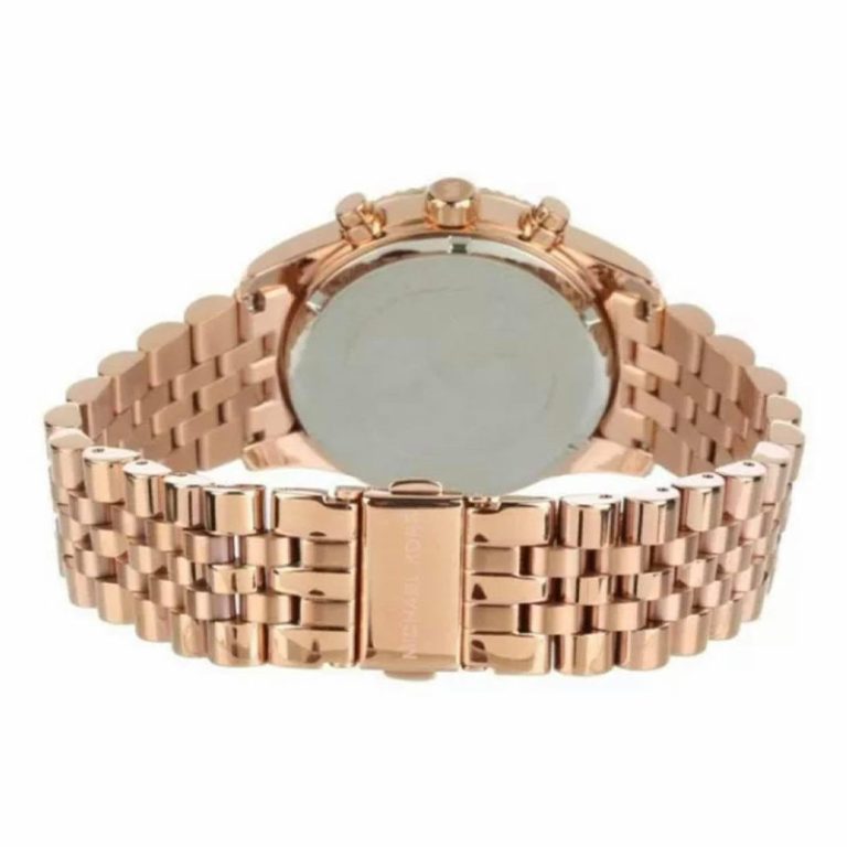 Michael Kors Women’s | Quartz Rose Gold Stainless Steel Silver White | Dial 45mm Watch MK 8313 - twentyfour
