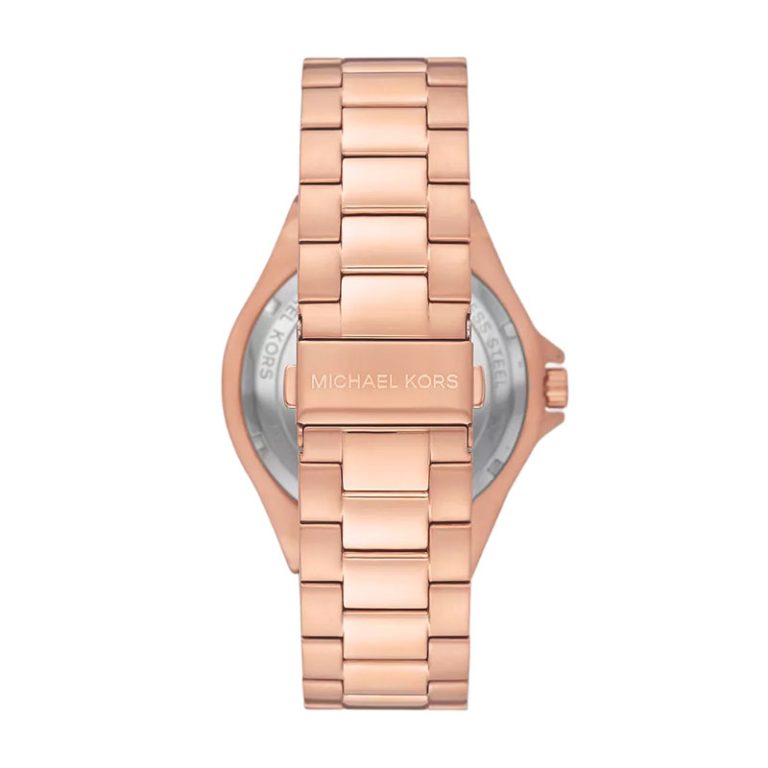 Michael Kors Men’s Quartz Rose Gold Stainless Steel Black Dial 45mm Watch MK8940 - twentyfour
