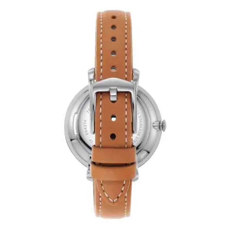 Fossil Women’s Quartz Brown Leather Strap Blue Dial 36mm Watch ES4274 - twentyfour