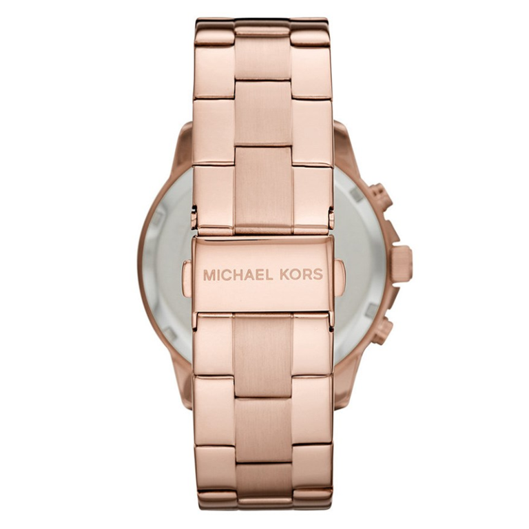Michael Kors Men’s Quartz Rose Gold Stainless Steel Rose Gold Dial 42mm Watch MK5778 - twentyfour