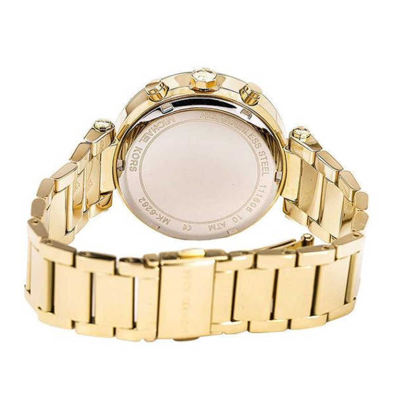 Michael Kors Women’s Quartz Gold Stainless Steel Blue Dial 39mm Watch MK6262 - twentyfour