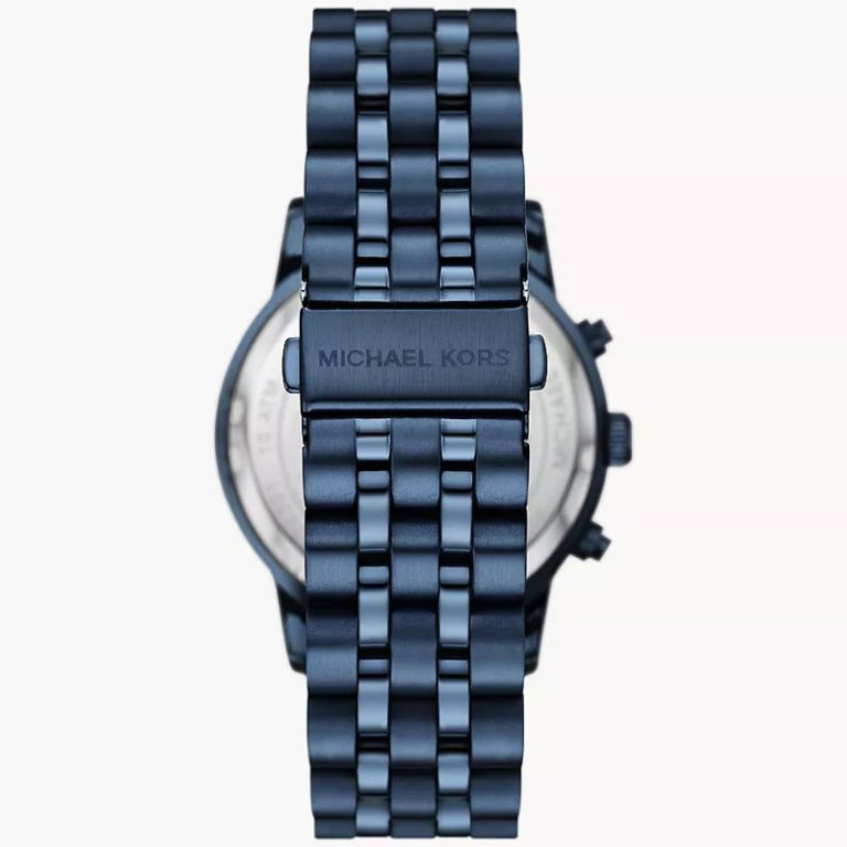 Michael Kors Men’s Quartz Blue Stainless Steel Blue Dial 43mm Watch MK9088 - twentyfour