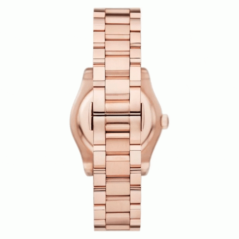 Emporio Armani Women’s Quartz Rose Gold Stainless Steel Silver Dial 32mm AR11558 - twentyfour