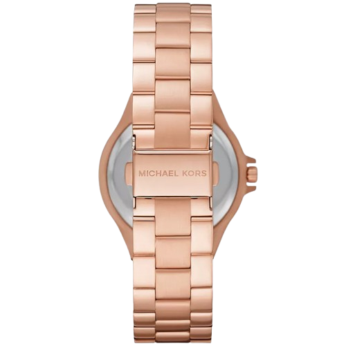 Michael Kors Women’s Quartz Rose Gold Stainless Steel Black Dial 37mm MK7233 - twentyfour