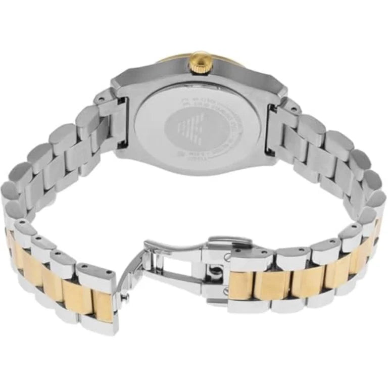 Emporio Armani Women’s Quartz Two-Tone Stainless Steel Mother Of Pearl Dial 32mm AR11559 - twentyfour