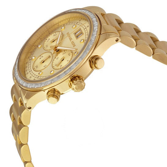 Michael Kors Women’s Quartz Gold Stainless Steel Gold Dial 40mm Watch MK6187 - twentyfour