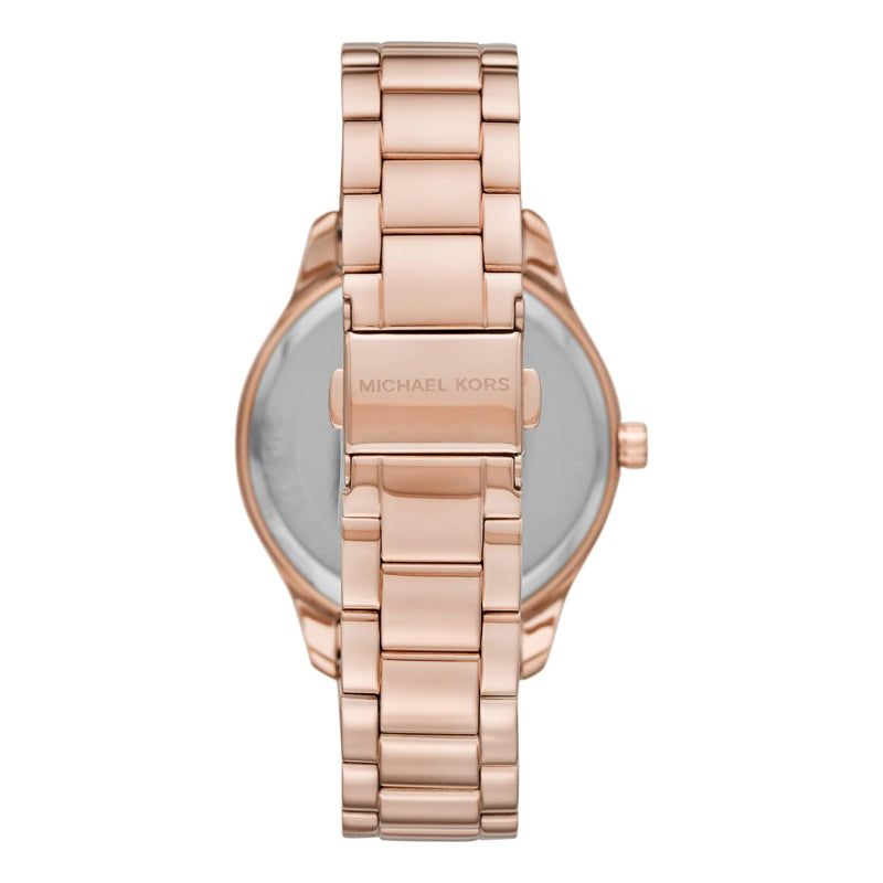 Michael Kors Women’s Quartz Rose Gold Stainless Steel White Dial 38mm Watch MK7297 - twentyfour