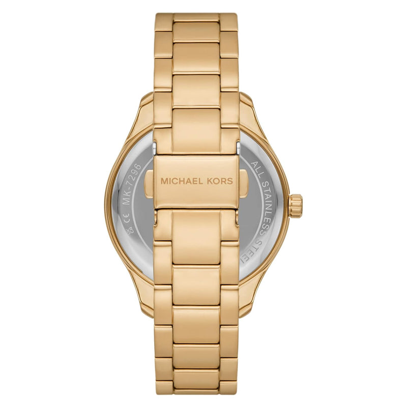 Michael Kors Women’s Quartz Gold Stainless Steel Brown Dial 38mm Watch MK7296 - twentyfour