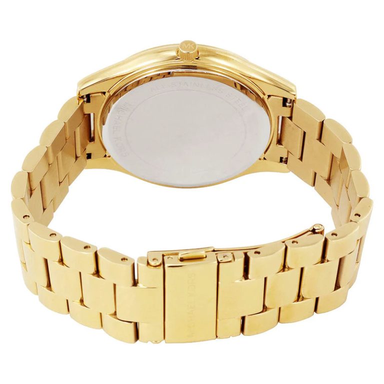 Michael Kors Women’s Quartz Gold Stainless Steel Gold Dial 39mm Watch MK3590 - twentyfour