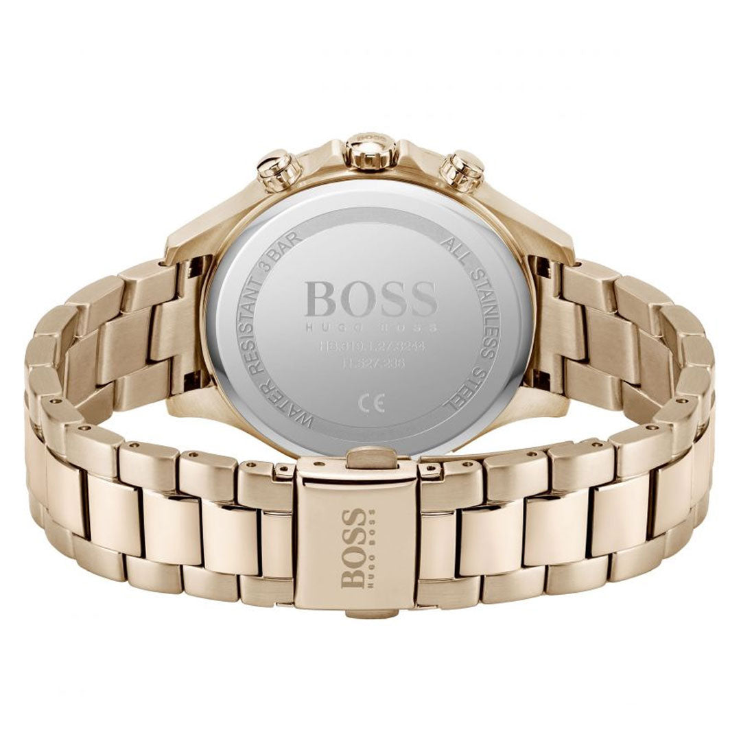 Hugo Boss Women’s Quartz Gold Stainless Steel Blue Dial 38mm 1502566 - twentyfour