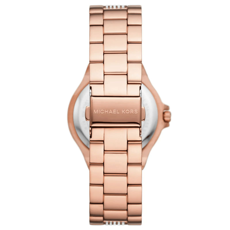 Michael Kors Women’s Quartz Rose Gold Stainless Steel White Dial 37mm Watch MK7362 - twentyfour