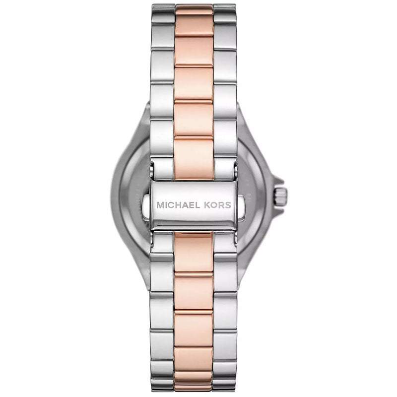 Michael Kors Women’s Quartz Two Tone Stainless Steel Silver Dial 37mm Watch MK6989 - twentyfour