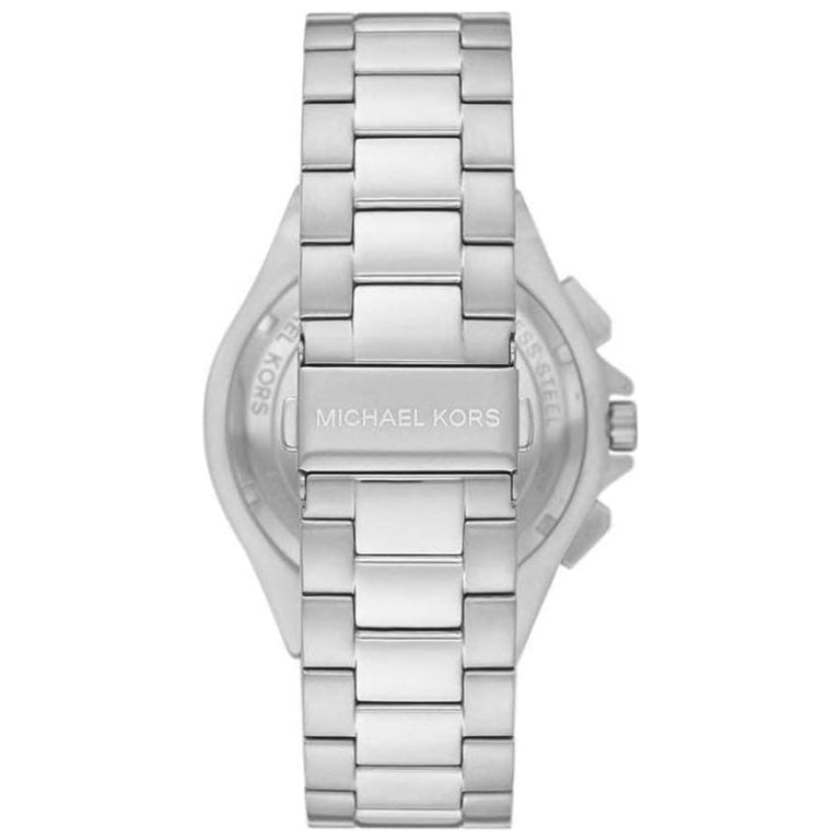 Michael Kors Men’s Quartz Silver Stainless Steel Blue Dial 45mm Watch MK8938 - twentyfour