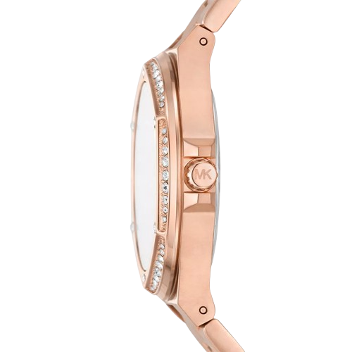 Michael Kors Women’s Quartz Rose Gold Stainless Steel Black Dial 37mm MK7233 - twentyfour