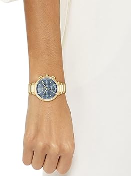 Hugo Boss Women’s Quartz Gold Stainless Steel Blue Dial 38mm Watch 1502677 - twentyfour