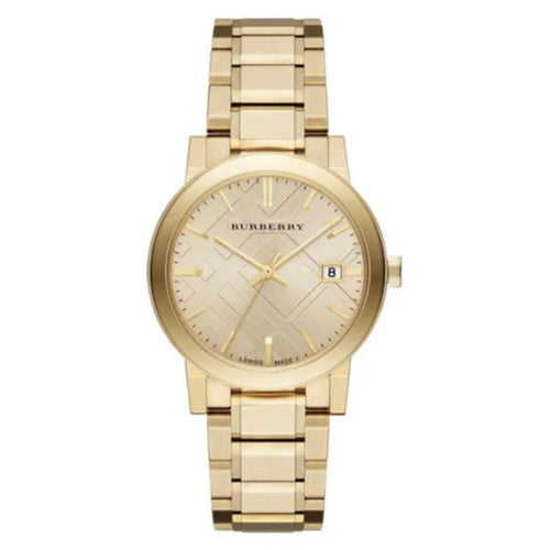 Burberry Unisex | Stainless Steel Gold Dial 38mm BU9033 - twentyfour