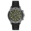 Hugo Boss Men’s Quartz Black Silicone Strap Green Dial 45mm 1513967 - twentyfour