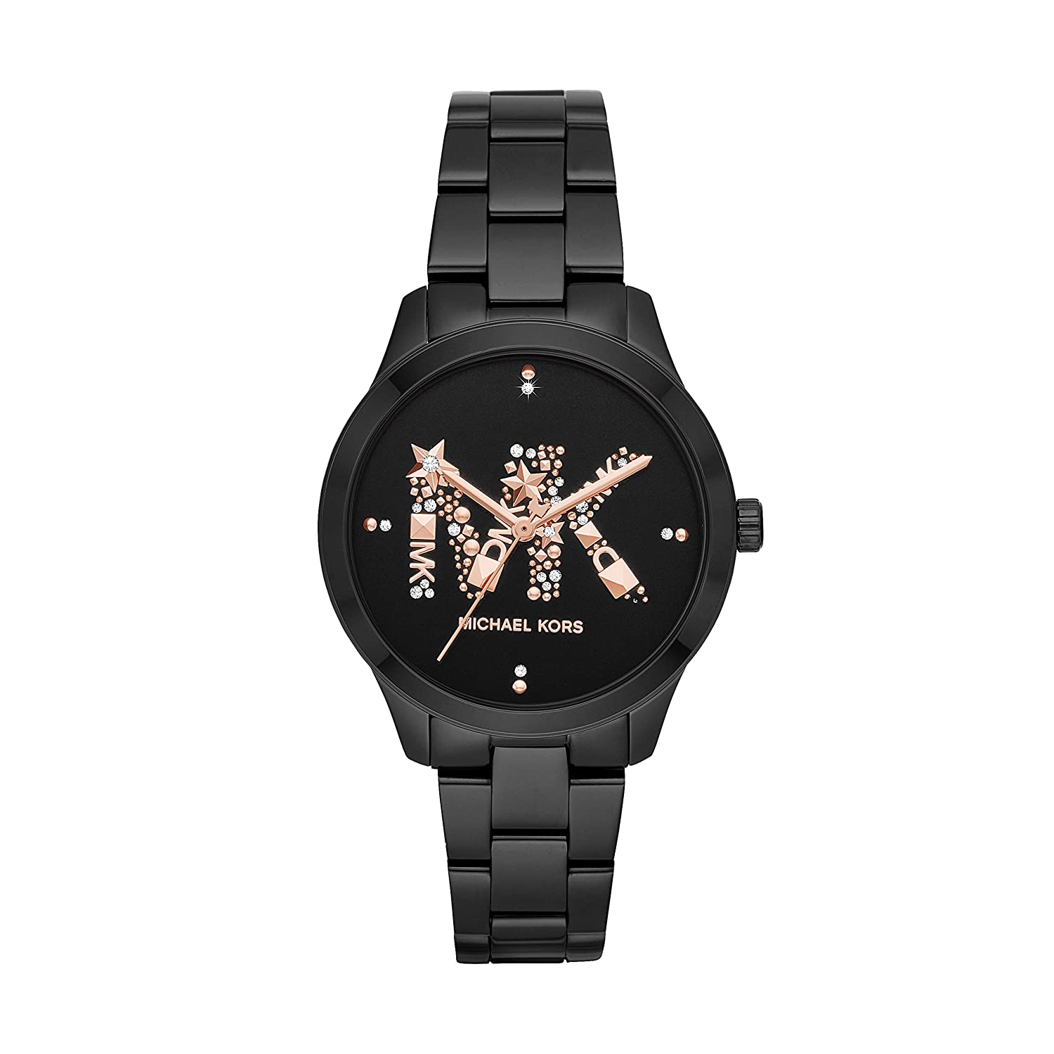 Michael Kors Women’s Quartz Stainless Steel Black Dial 38mm Watch MK 6683 - twentyfour