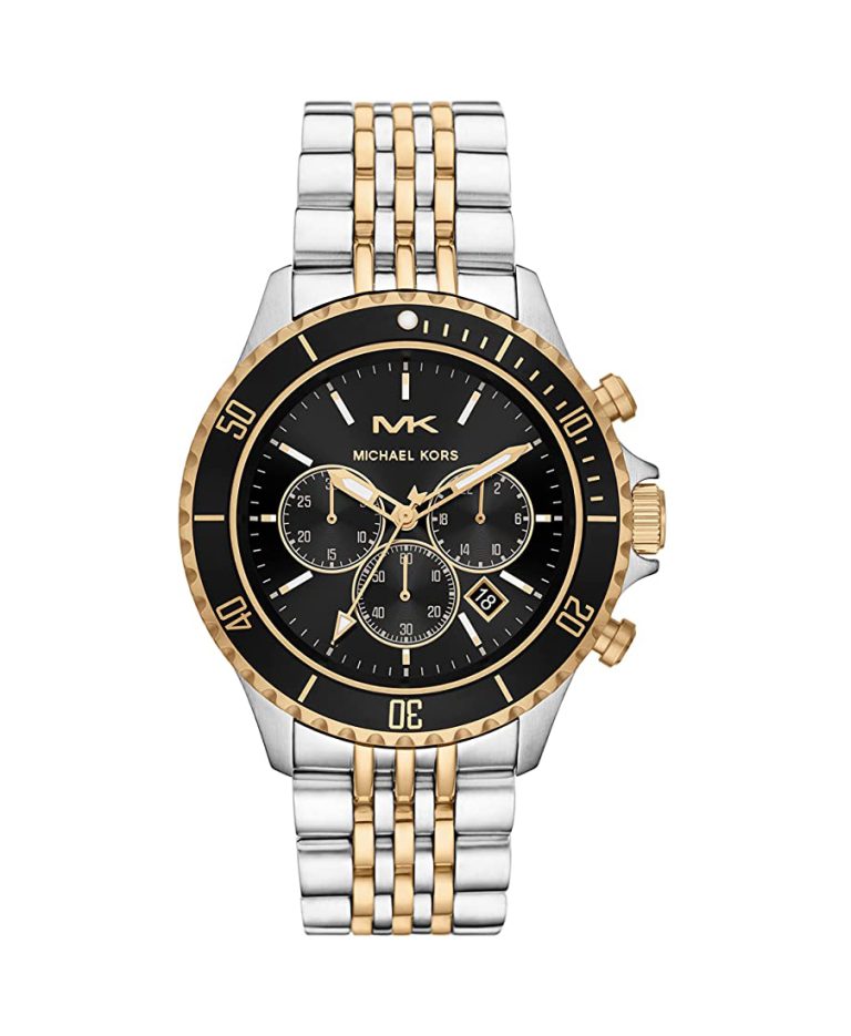 Michael Kors Men’s Quartz Stainless Steel Black Dial 44mm Watch MK8872 - twentyfour